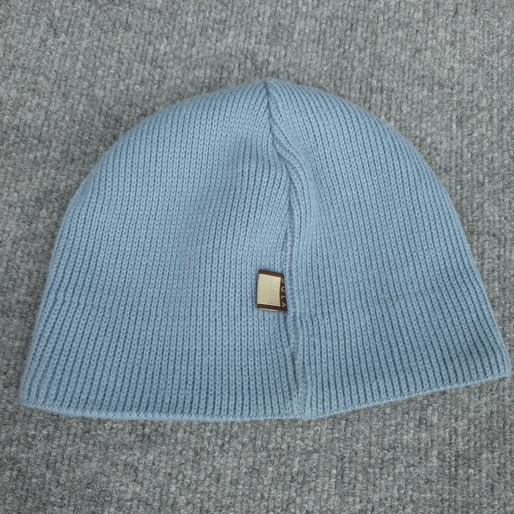 Bula Beanie Hat Blue Fleece Lined Knit One Size Mens Ski Skiing Snowboard Winter